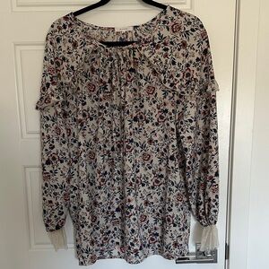 Floral Print Women's Top